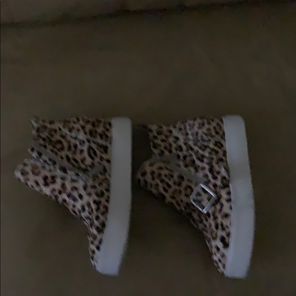 Jslides calf cheetah print zip up slides - Picture 6 of 8